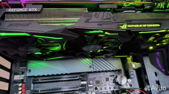 Видеокарта asus rog strix 1080 ti 11Gb