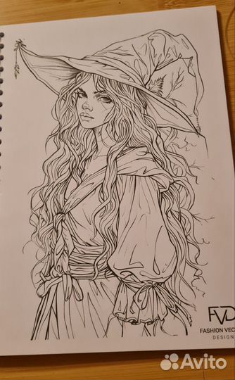 Раскраска А5, 120гр, - Магическая школа, новая