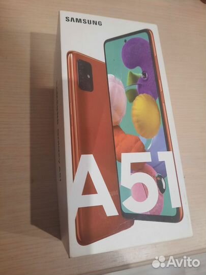 Коробка Samsung galaxy a51 и s8 plus