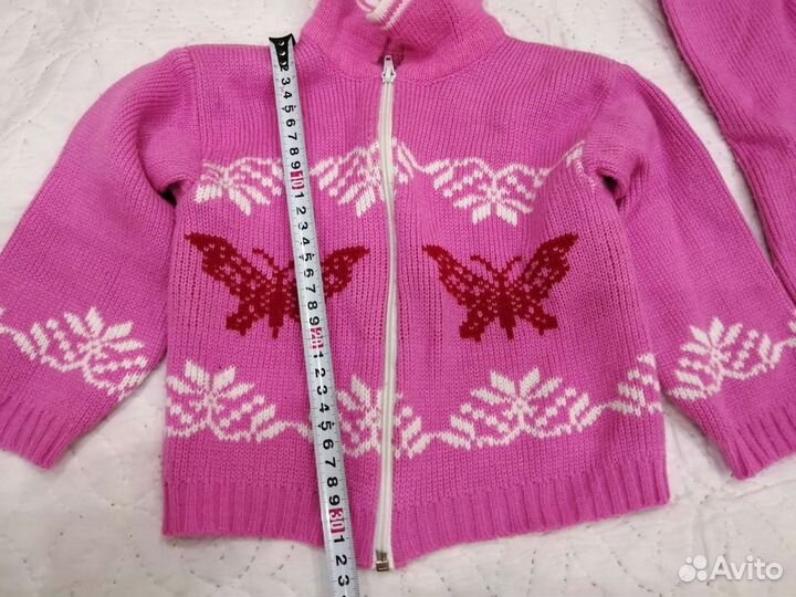 Вязаный костюм детский