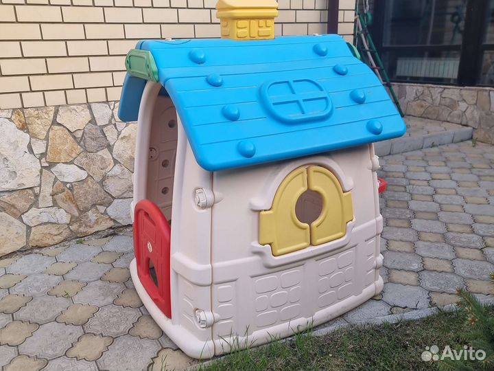 Детский игровой домик уличный пластиковый б/у