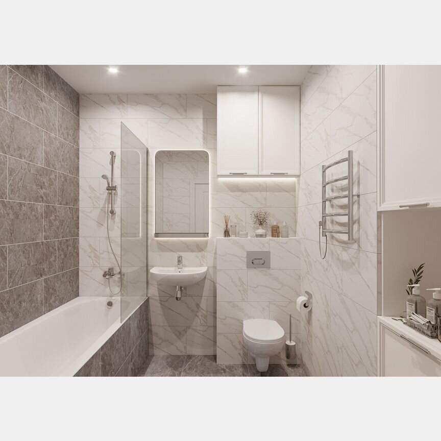 2-к. квартира, 51,6 м², 15/17 эт.