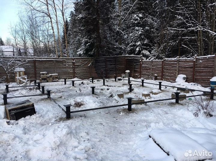 Винтовые сваи / монтаж