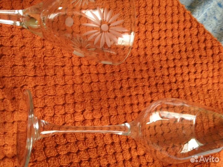Фужеры хрустальные СССР суздаль