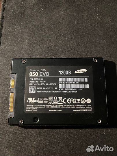 Samsung 850evo 120gb