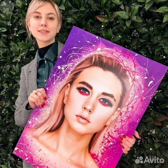 Портрет на холсте (любые размеры)