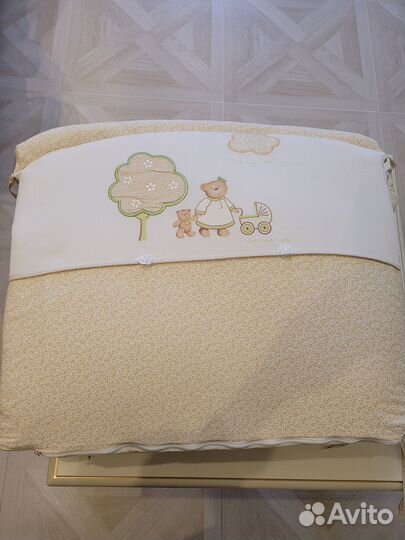 Постельное белье в детскую кроватку Сонный Гномик