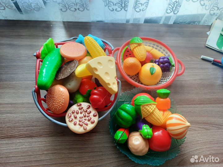 Овощи и фрукты игрушки