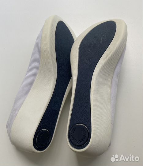 Балетки на танкетке Fred Perry