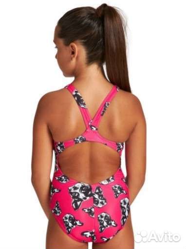 Купальник для девочки arena funny dogs 10-11 лет