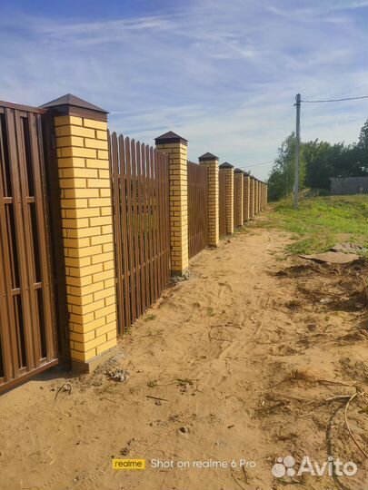 Установка заборов под ключ