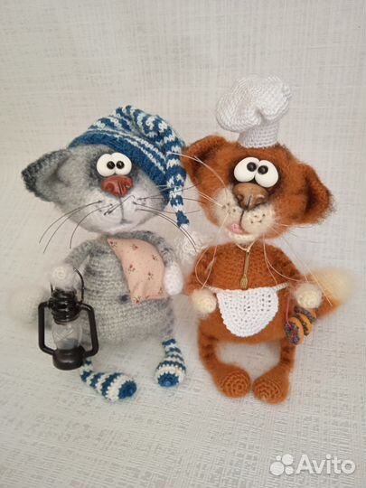 Вязаные игрушки ручной работы