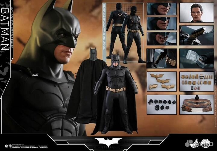 Hot toys QS009 Batman Begins Batman 1/4