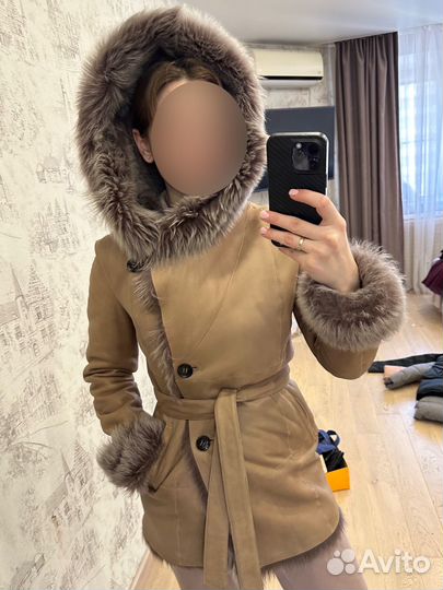 Дубленка vericci натуральная бу