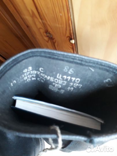 Сапоги кирзовые, военные СССР, 43-размер