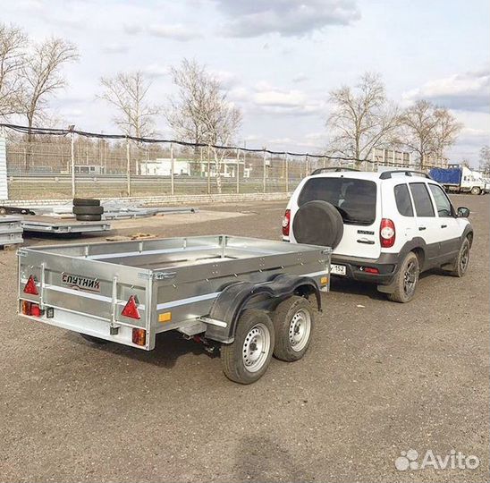 Прицеп легковой 2оси с тентом 1,0м