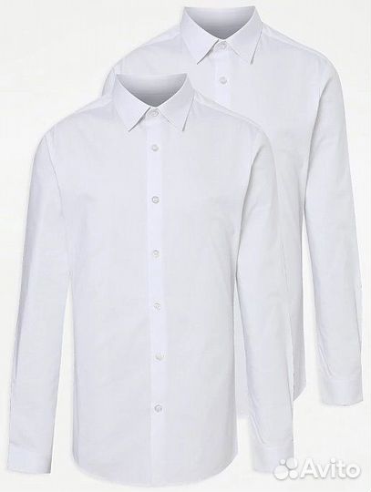 Белая рубашка школьная форма George
