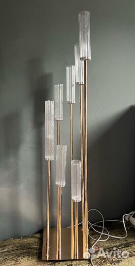 Напольные светильники на 8 плафонов