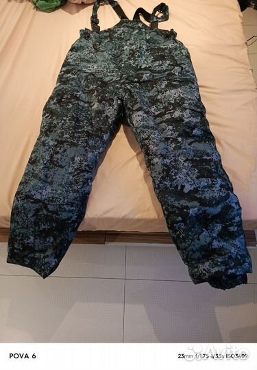 Бушлат зимний и утеплённые штаны