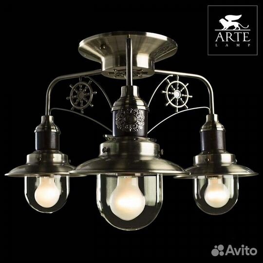 Потолочная люстра Arte Lamp Sailor A4524PL-3AB