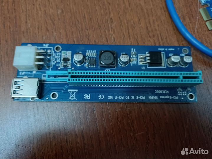 Райзер USB Riser PCI-E1X pce 164P-N03