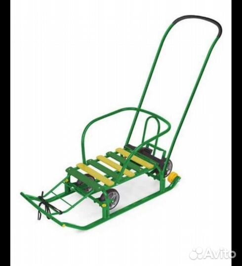 Санки с колесами