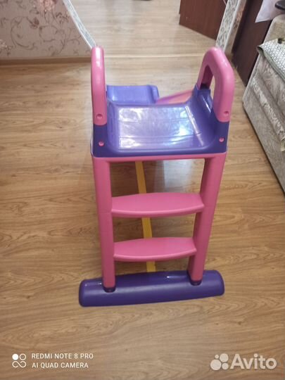 Детская горка пластиковая