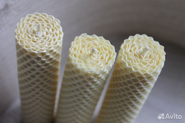 Свечи из цветной вощины. Интерьерные. Опт