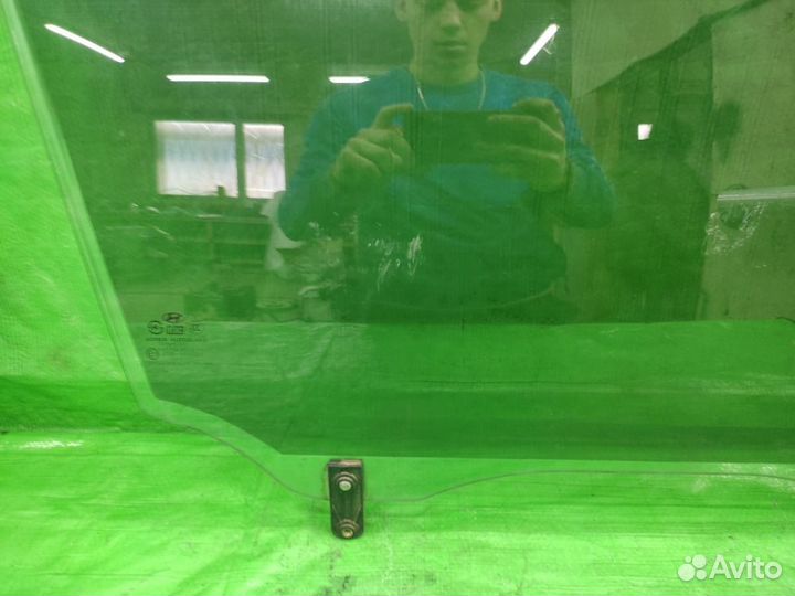 Стекло п/п двери 2010г. Hyundai Tucson 04-09