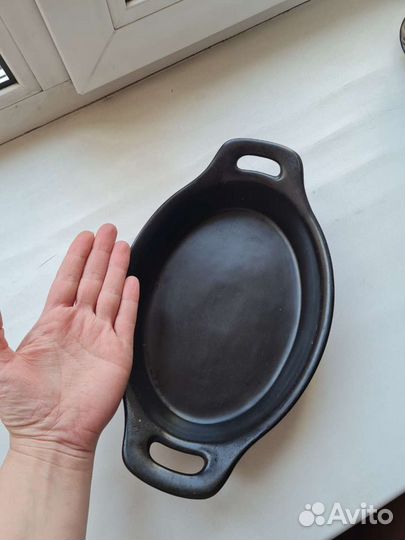 Форма керамическая овальная 30 х 18 см