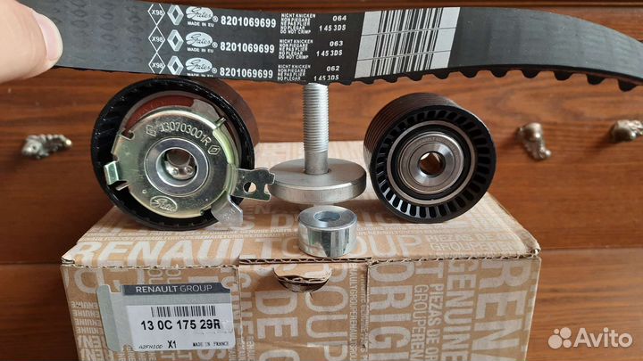 Ремень грм с роликами Renault Megane 1.6 к4м