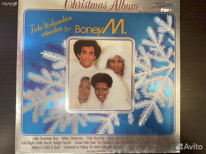 BoneyM-Christmas Album-10/1981 виниловая пластинка