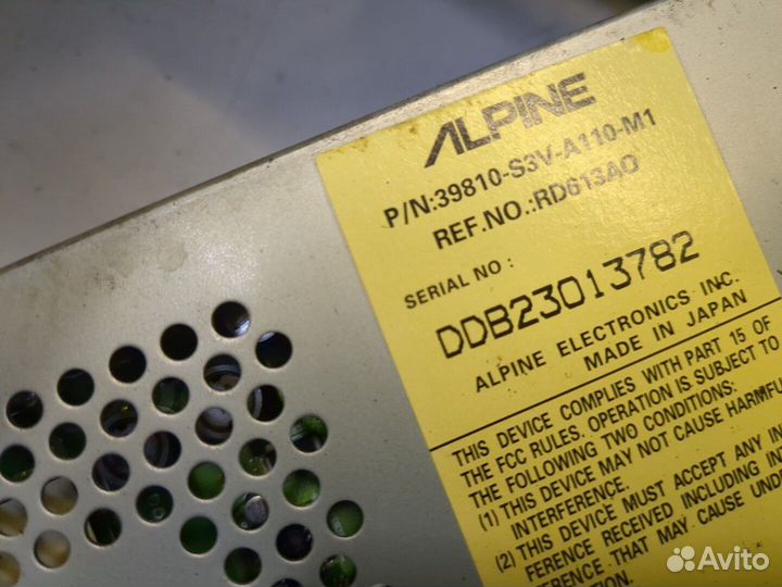 Проигрыватель, навигация Acura MDX, 2003