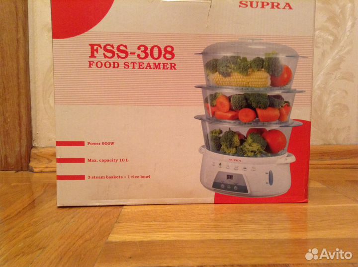 Пароварка Supra FSS-308