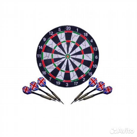 Дартс 18 двухстор. толщ.20мм,сталь 09093(в компл