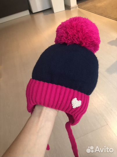 Шапка для девочки, зима 48-50