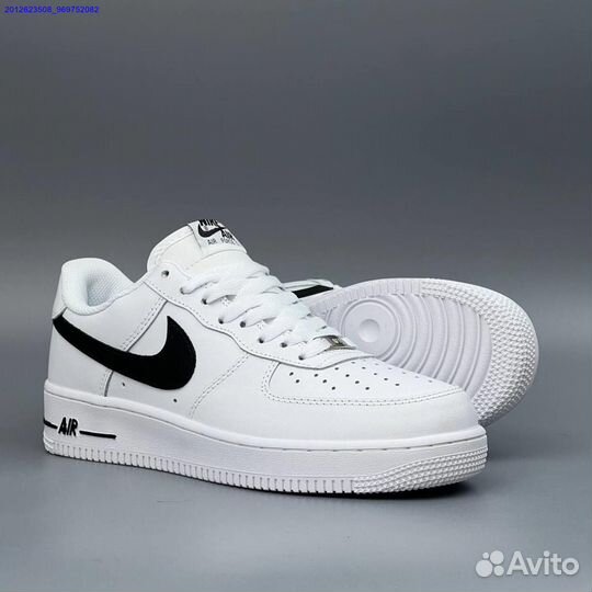 Nike Air Force 1 Black&White (Арт.48593)