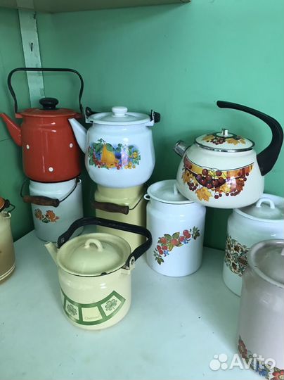 Чайник эмалированный