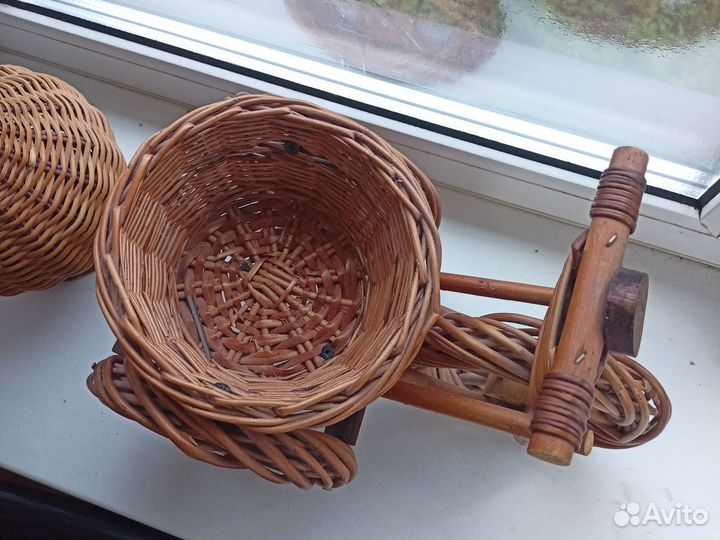 Ваза Кашпо плетеное цветочница ваза подвесная