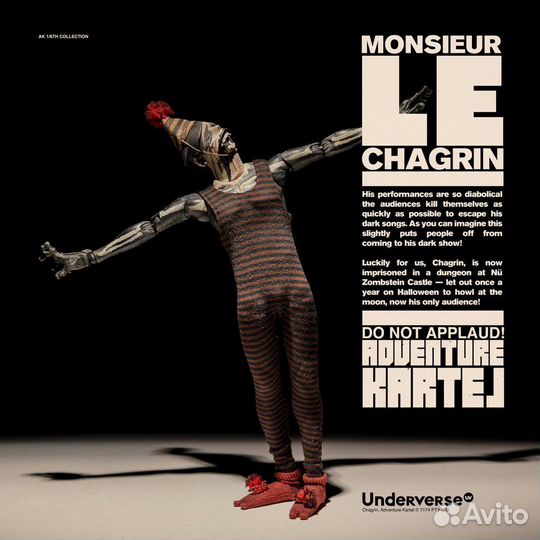 Экшн-фигурка monsieur LE chagrin от underverse