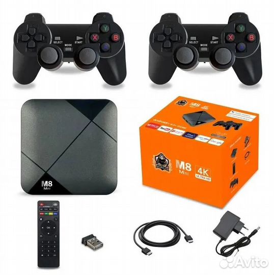 Игровая приставка M8 mini игровая консоль