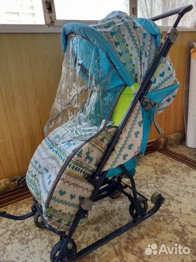 Санки коляска nika Умка