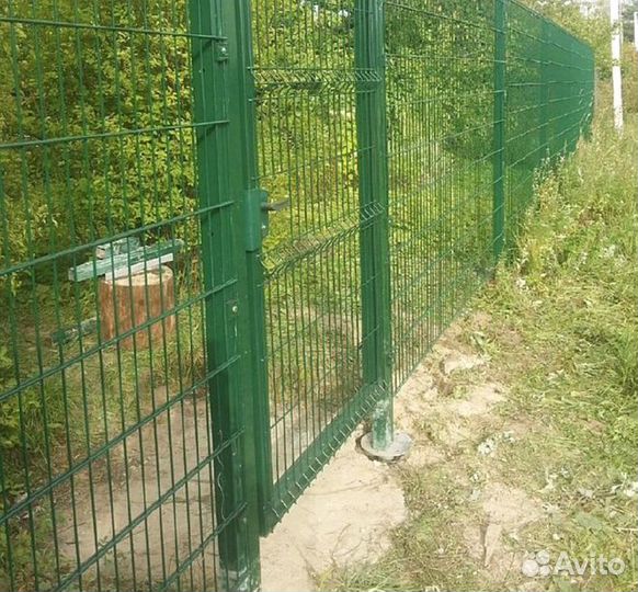 Забор сетка 3д