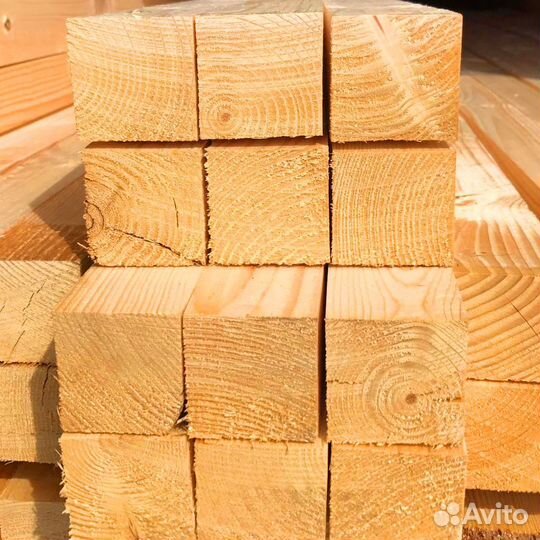 Брус для стоительства, лиственница, 100х150мм
