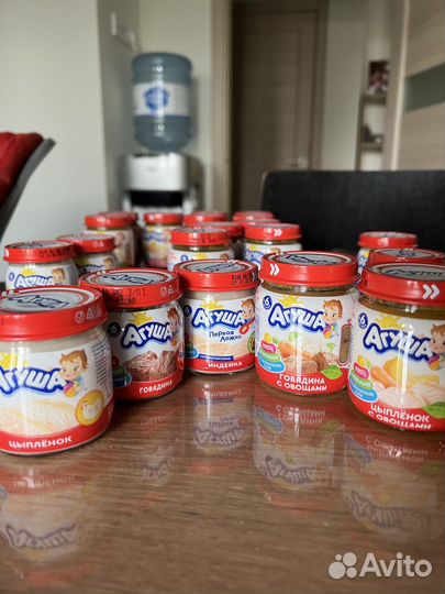 Мясное пюре Агуша