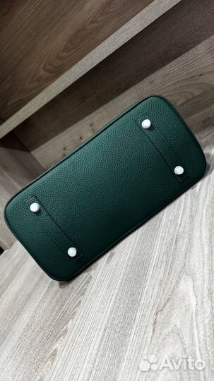 Сумка женская Hermes birkin 30 серебро