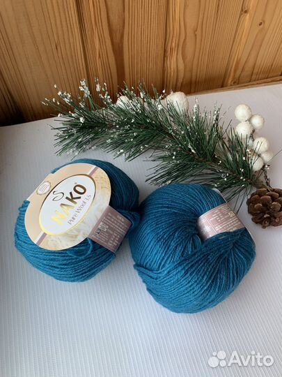 Пряжа nako purewool 100 шерсть