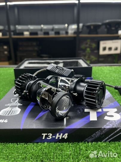 LED лампы с линзой t3 - h4