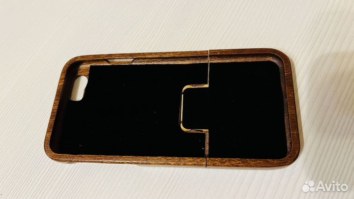 Бампер из натурального бамбука на iPhone6/6S