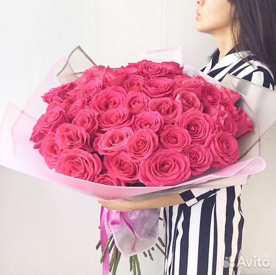 101 роза оптом букет доставка розы